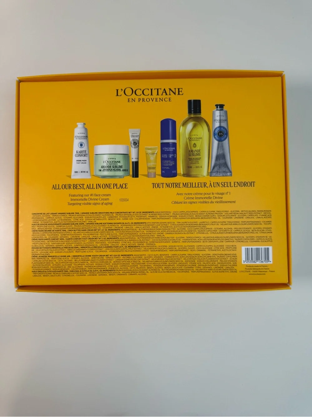L'Occitane en Provence Gift Box Shopping Bag Packaging Ribbon Tissue Bundle